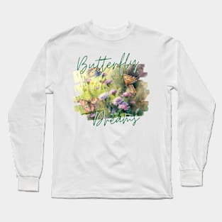 Summer Butterfly Dreams Long Sleeve T-Shirt